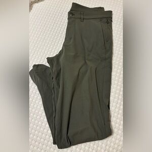Lululemon ABC Slim-Fit Trouser 34x30, barely worn, like new. Olive green